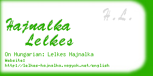 hajnalka lelkes business card